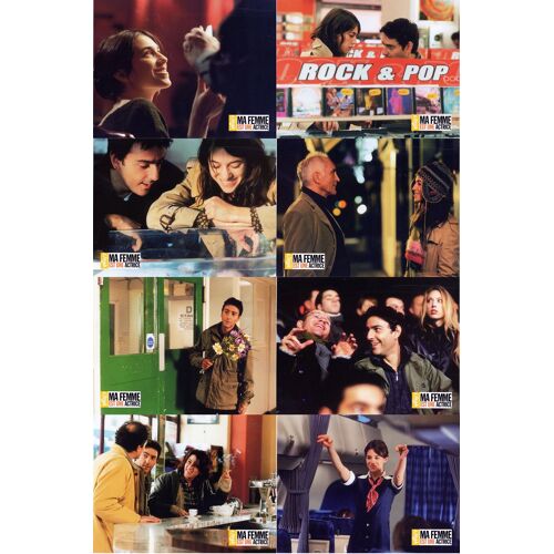 Ma Femme Est Une Actrice : Jeu De 8 Photos D'exploitation Cinématographique - Format 21x27,5 Cm - De Et Avec Yvan Attal, Charlotte Gainsbourg, Terence Stamp, Ludivine Sagnier - 2001