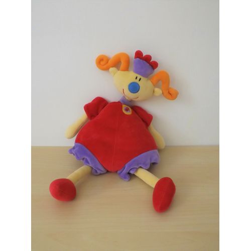 Doudou Peluche Princesse Fille Rouge Royal-T Happy Horse