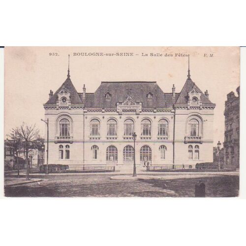 Boulogne S/ Seine - La Salle Des Fêtes - Be - Ref 060069