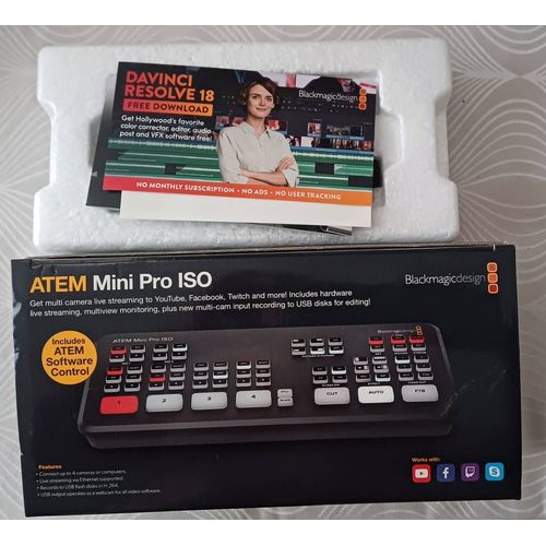 A vendre ATEM mini pro ISO
