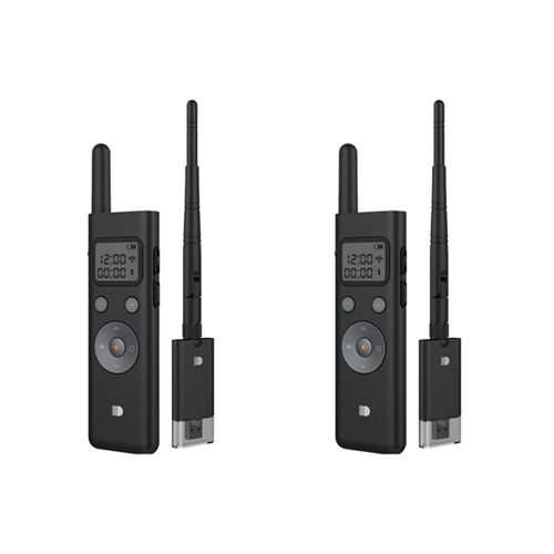 2X Présentation Powerpoint Sans PPT Pointer Clicker Presenter LCD Display Green Light RF Remote Control 300M Distance