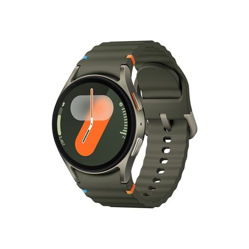 Montre Connectée Samsung Galaxy Watch7 - Boîtier 40 mm avec bracelet sport caoutchouc taille S/M - Vert - 4G