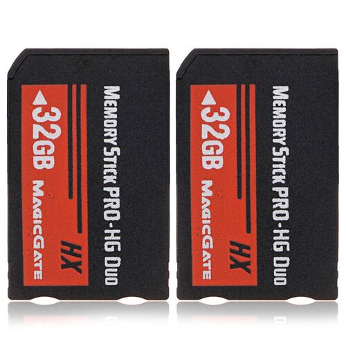 2X 32 Gb Cle USB Ms Pro Duo Flash Carte pour Psp Camera Cybershot