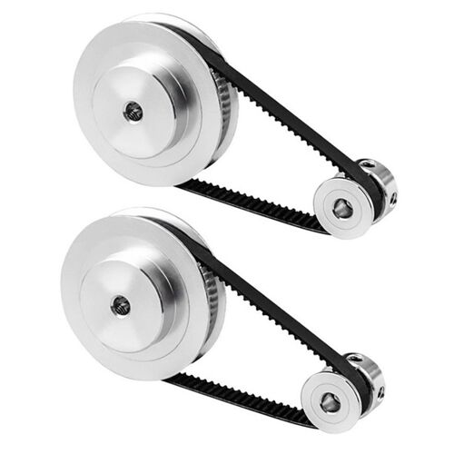 2X 2Gt Roue Synchrone 1: 3 RéDuction Poulie de Transmission ModèLe Ceinture MéCanique pour Imprimante 3D