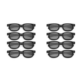 8 PièCes Lunettes 3D Passives PolariséEs pour éCran CinéMa IMIX
