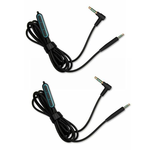 2X CâBle Audio de Remplacement pour Cordon QC25 QC35 SoundTrue OE2 OE2I AE2I Casque Silencieux avec Micro