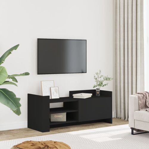 vidaXL Meuble TV Noir 100x35x40 cm Bois d'ingénierie