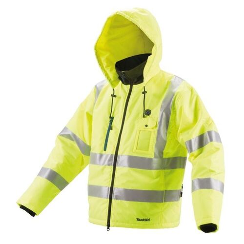 Makita Blouson chauffant 3XL, Fluorescent, 14,4 V / 18 V, sans batterie et chargeur - DCJ206Z3XL