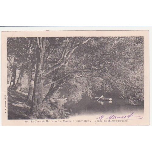 Champigny Sur Marne - La Marne, Berge De La Rive Gauche - Carte Précurseur, Oblitérée En 1903 - Ref 060 027.