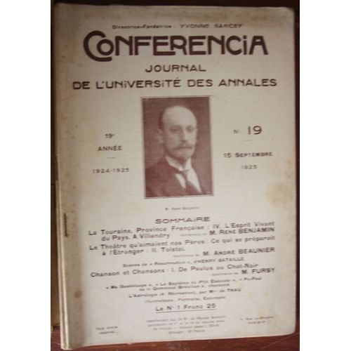 Conferencia 15 Septembre 1925 N°19