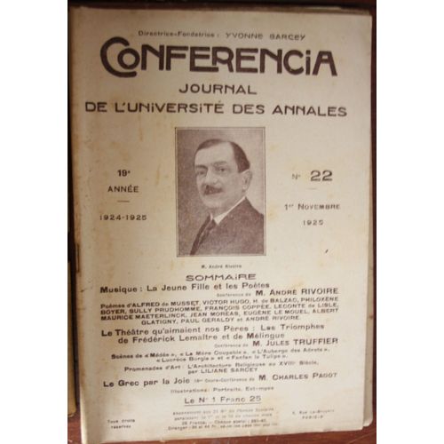 Conferencia 1er Novembre 1925 N°22