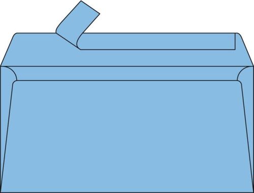 Paquet De 20 Enveloppes Pollen 110x220mm Dl Bleu Lavande 120g