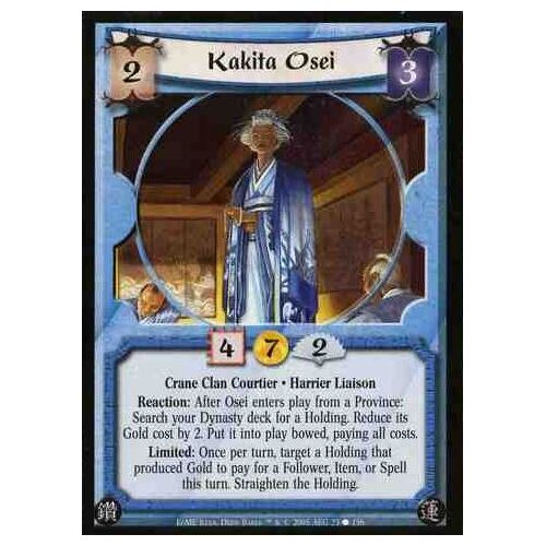 Carte Legend Of The Five Rings : Kakita Osei