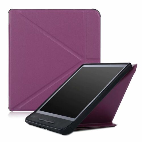 Etui Magnétique Intelligent En Cuir Pour Kobo Forma 8 Pouces Avec Support Arrière Pour Kobo Forma 8 "2018 Étui Pour Tablette + Cadeaux Purp