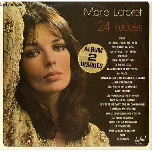 2 Disques Vinyle 33t 24 Succes / Viens / Je Suis Folle De Vous / Que Calor La Vida / La Bague Au Doigt / L'orage / Ivan, Boris Et Moi / Le Lit De Lola / La Plage / Tom / Sebastien / La ...