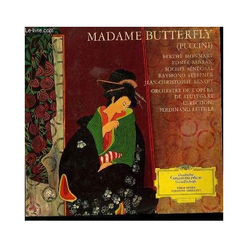 Disque Vinyle 33t Madame Butterfly / Encore Quelques Pages / Fee Aux Grands Yeux / Sur La Mer Calmee / Il Viendra / Adieu Sejour Fleuri