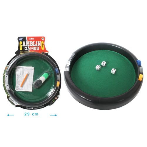 Jeux De Societe Bl/Piste Yam De Et Jetons 29cm - 3+