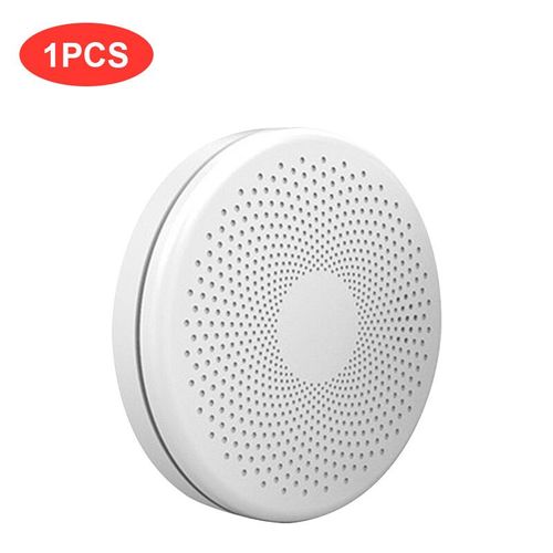 Tuya-Détecteur d'incendie WiFi intelligent,détecteur de fumée,capteur d'alarme de fumée,composite de monoxyde de carbone,maison intelligente,alarme à distance familiale,sans batterie - Type 1PC