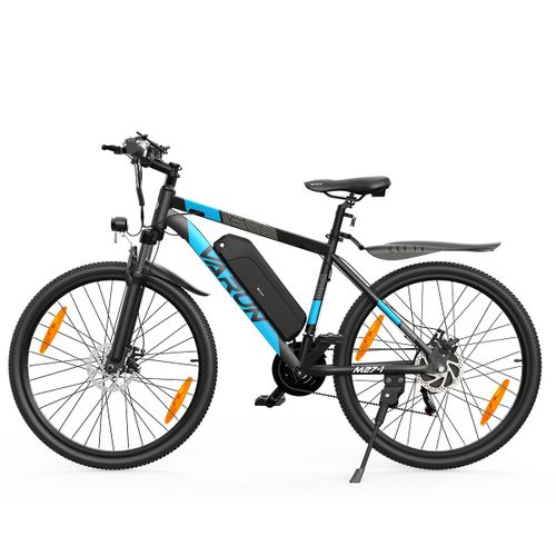 Vélo Électrique Varun M27-1, Tout-Terrain 27,5” Roues, Bleu