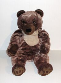 Ours Ikea Vandring Grande Peluche Doudou Ourson Marron Beige 69 Cm