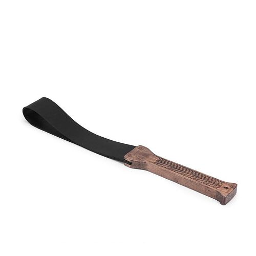 Fouet En Bois De 39 Cm Avec Lanière Ceinture
