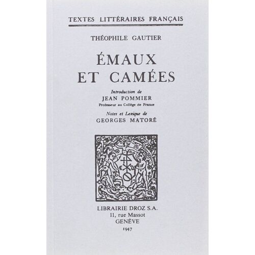 Emaux Et Camees