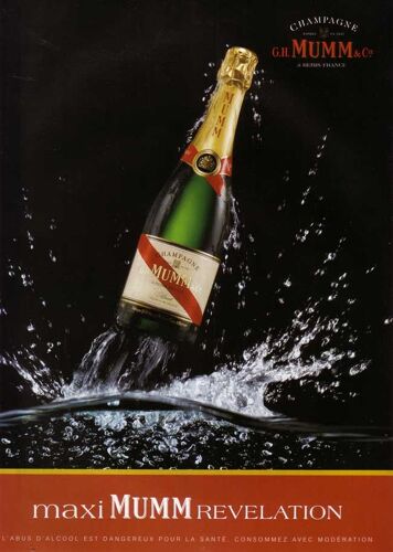 Publicité Papier - Champagne G.H. Mumm & Cie De 2001