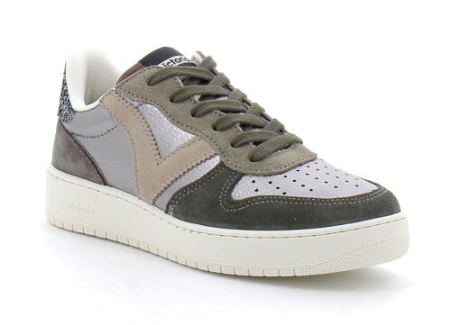 Chaussures Victoria. Basket Basse Lacet Pour 1258257 Kaki