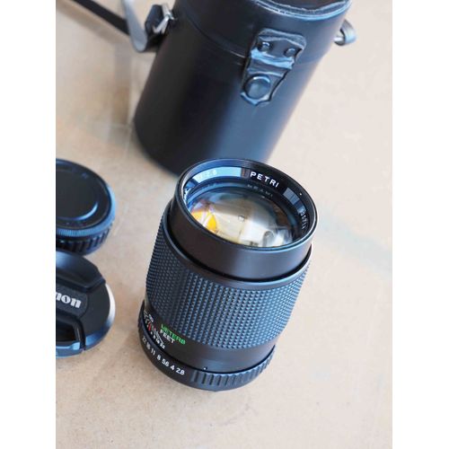 Petri 135mm f/ 2.8 MC monture Pentax K