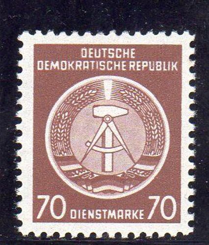 Timbre De Service DAllemagne (République Démocratique)