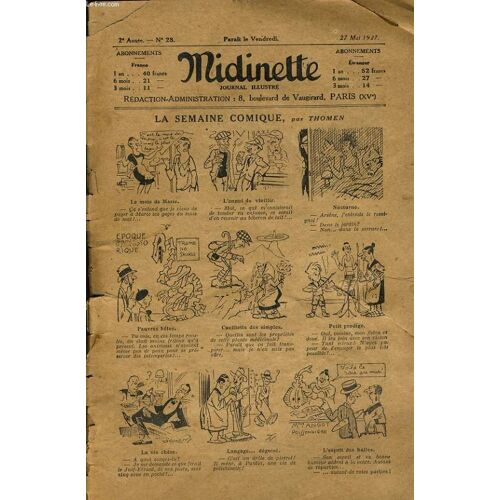 Midinette Journal Illustré N°28