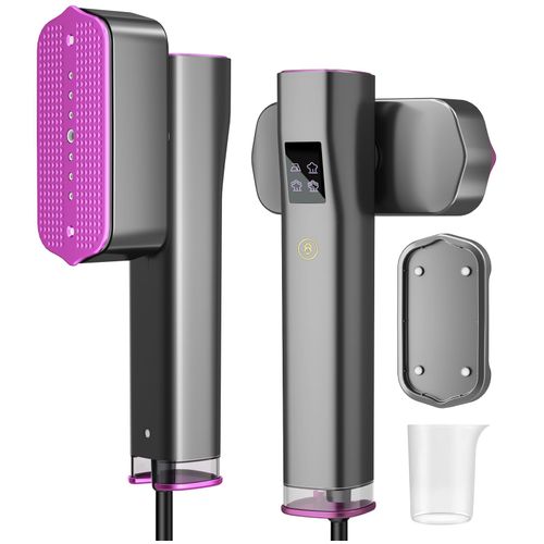 Défroisseur vapeur, Steamer 2 en 1 pour vêtements et fer à repasser - 1200W - pour les voyages et la maison