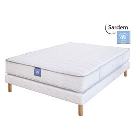 Ensemble Matelas Sardem Belle Literie Passion + Sommier Tapissier 140x190