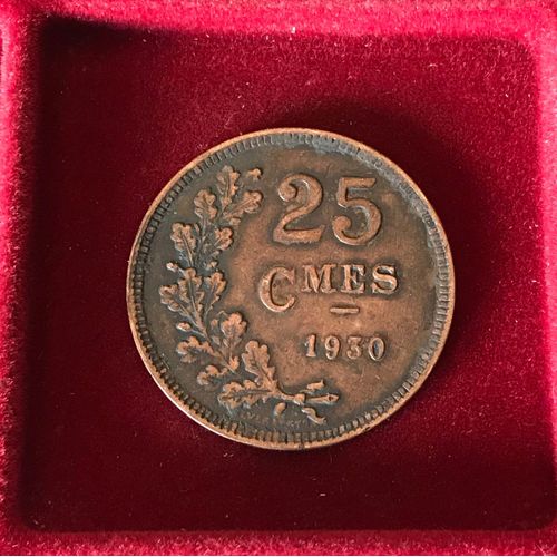 25 Centimes - Luxembourg - 1930