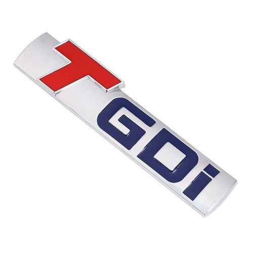 Autocollants De Voiture Autocollant De Badge En Métal De Texture 3d, Pour Geely Hyundai Gdi Audi Bmw Honda Toyota Mazda Auto Turbo Ford Autocollant De Coffre T Gdi
