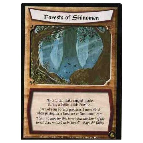 Carte Legend Of The Five Rings : Forêt De Shinomen