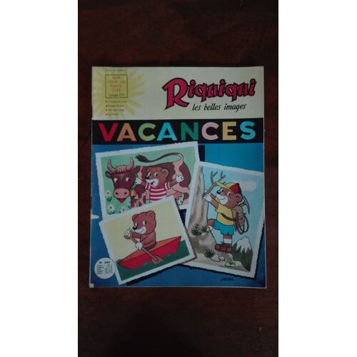 Riquiqui Les Belles Images Vacances Annee 1966 / N° 249