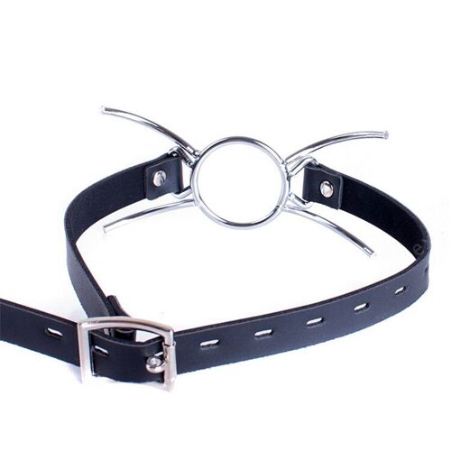 Anneau Torique En Métal Pour Adulte, Nouveau Gag De Fixation Orale En Cuir Pu Style Araignée, Flirt, Bouche Ouverte, Jeux, Produit, Jouet Sexuel