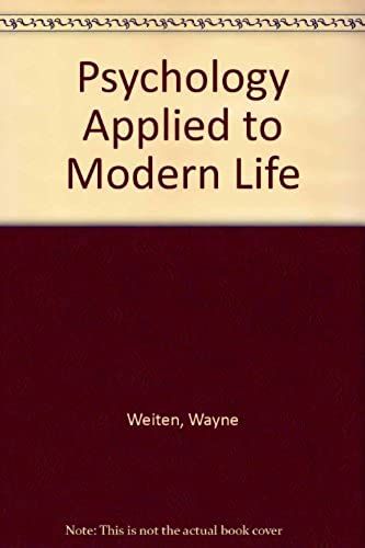Psychology Applied To Modern Life