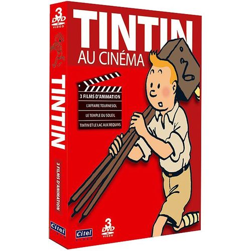 Tintin Au Cinéma - Coffret 3 Dvd - Pack