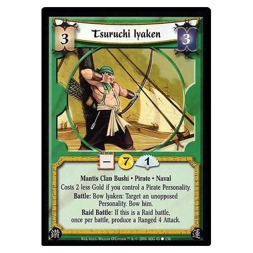 Carte Legend Of The Five Rings : Tsuruchi Iyaken