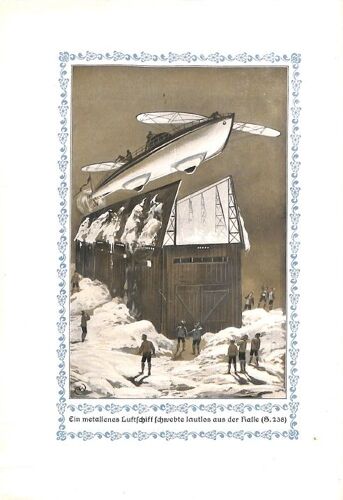 Das Aeromobil - Fritz Holten 1912 Luftfahrt Aviation Dirigeables