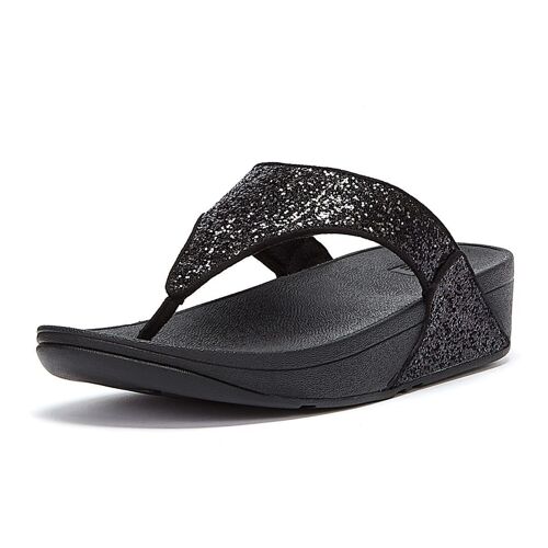 Fitflop Fitflop Lulu Glitter Femmes Tongs Noires - 42