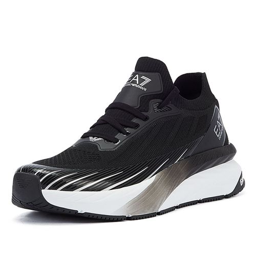 Ea7 Crusher Sonic Knit Baskets En Nylon Noir Pour Homme - 42