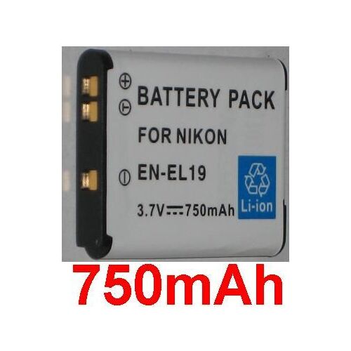 Batterie Camescope Nikon En-El19  Pour Camescope Ou Appareil Photo