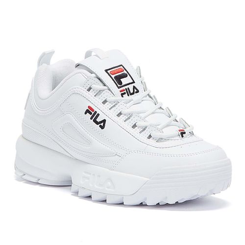 Fila Disruptor Ii Premium Baskets Blanches - 37