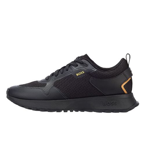 Boss Baskets De Running Jonah Mesh Pour Hommes Noir/Or. - 44