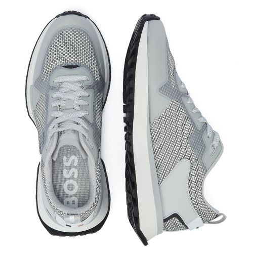 Boss Baskets Blanches Pour Hommes En Maille Jonah Running - 42