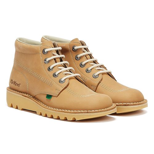 Kickers Kick Hi Mens Tan Nubuck Boots - 40