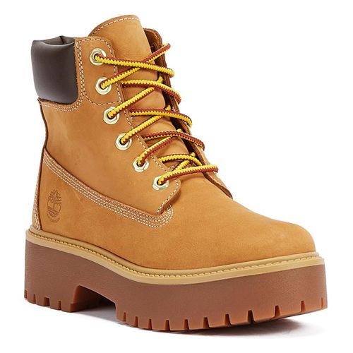 Timberland Bottes Pour Femmes En Nubuck Marron Avec Plateforme Premium De 6 Pouces - 39